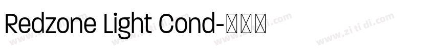 Redzone Light Cond字体转换 Redzone Light Cond字体转换